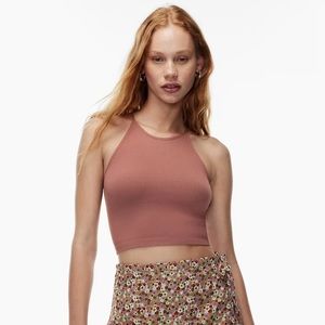 BNWT BOOKER SEAMLESS HALTER TANK TOP